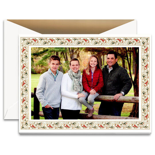 Florentine Border Photo Cards